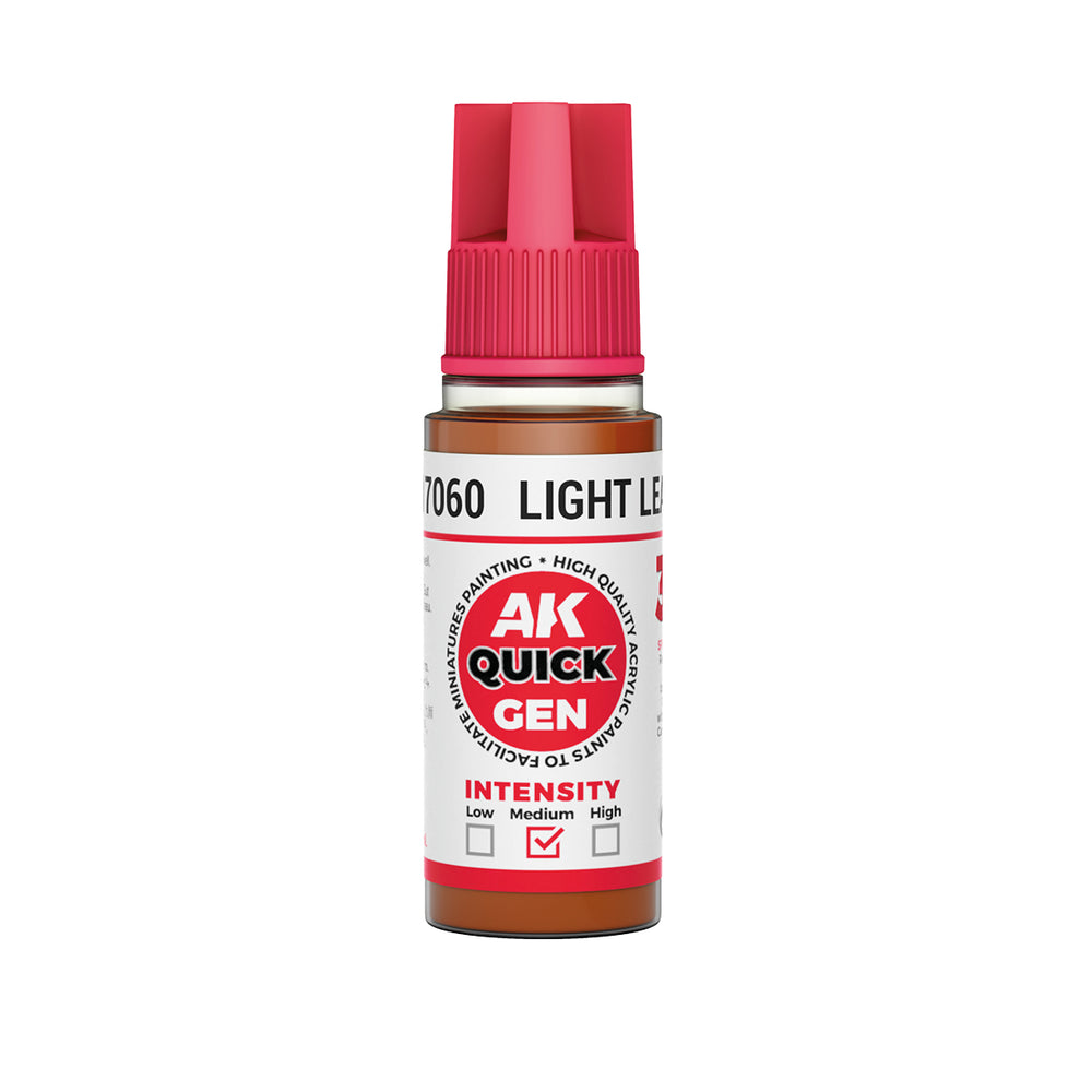 AK-Interactive: Quick Gen Acrylic Contrast - LIGHT LEATHER 18ml