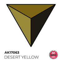 AK-Interactive: Quick Gen Acrylic Contrast - DESERT YELLOW 18ml
