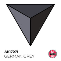 AK-Interactive: Quick Gen Acrylic Contrast - GERMAN GREY 18ml
