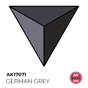 AK-Interactive: Quick Gen Acrylic Contrast - GERMAN GREY 18ml
