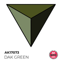 AK-Interactive: Quick Gen Acrylic Contrast - DARK GREEN 18ml
