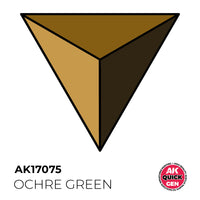 AK-Interactive: Quick Gen Acrylic Contrast - OCHRE GREEN 18ml
