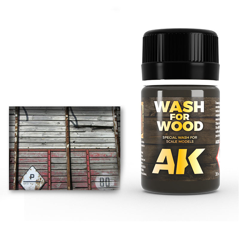 AK-Interactive: (Weathering) Wash for Wood
