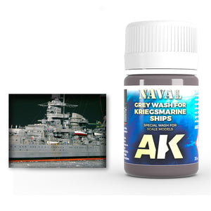 AK-Interactive: (Weathering) Grey Wash for Kriegsmarine Ships