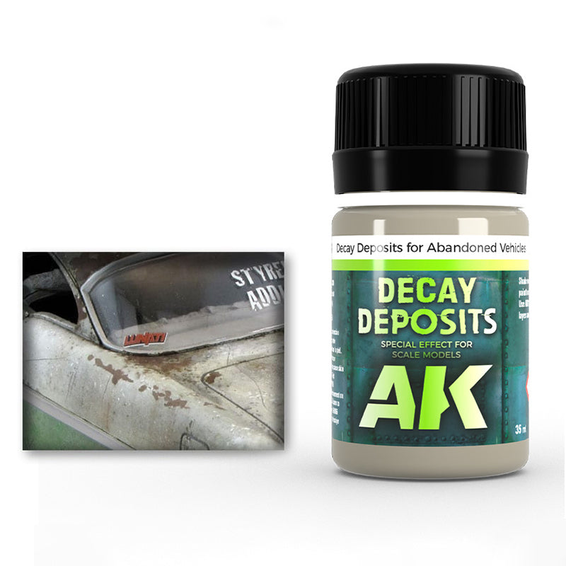 AK-Interactive: (Weathering) Decay Deposits for Abandoned Vehicles