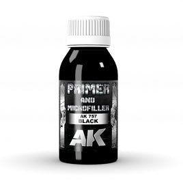 AK-Interactive: Black Primer & Microfiller (Ultrafine) (100 ml)