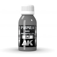 AK-Interactive: Grey Primer & Microfiller (Ultrafine) (100 ml)