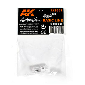 AK-Interactive: 0.3 Nozzle Airbrush Basic Line 0.3