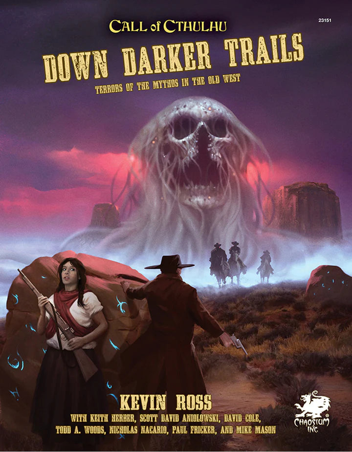 Call of Cthulhu 7E RPG: Down Darker Trails - Hardcover