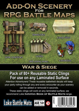 Battle Mats: Add-On Scenery for War & Siege