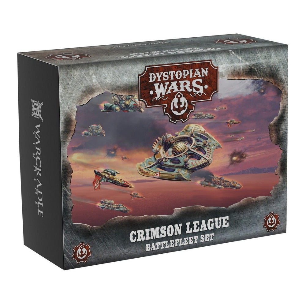 Dystopian Wars: Crimson League Battlefleet Set