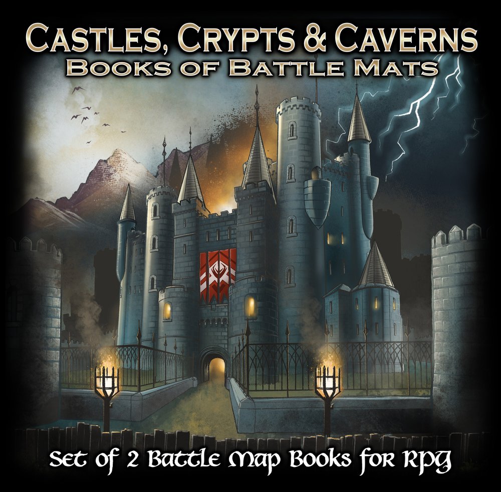 Battle Mats: Castles, Crypts, & Caverns