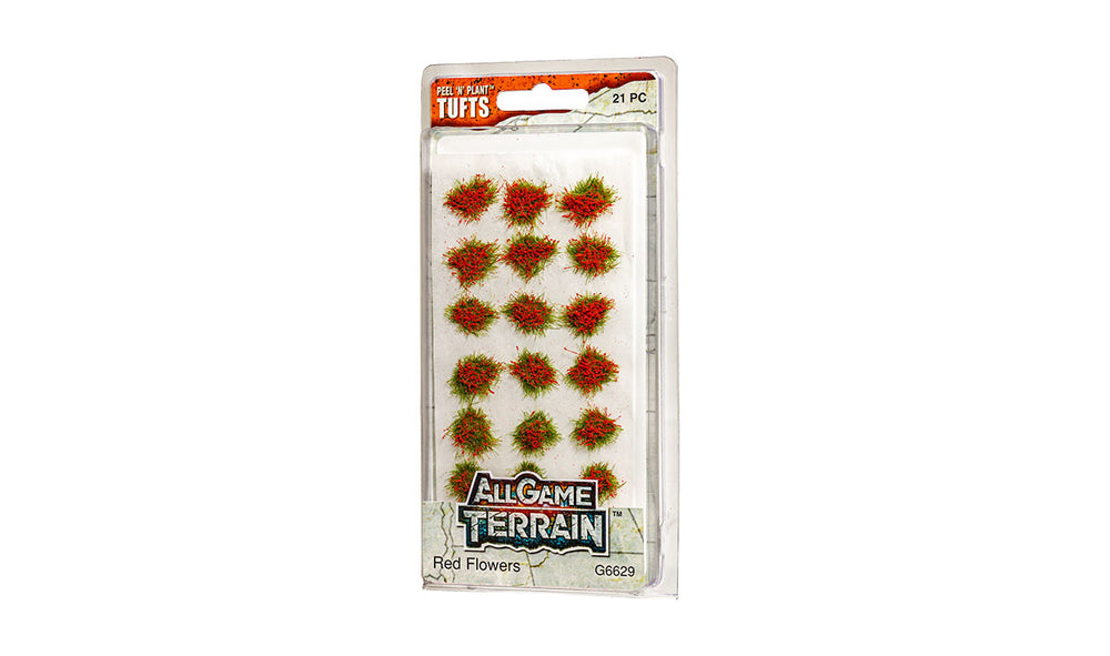 All Game Terrain: Red Flowers Tufts