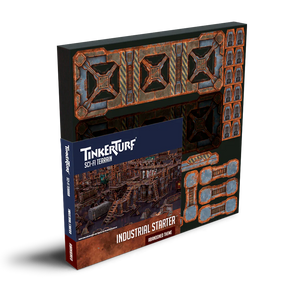 TinkerTurf - Sci-Fi Terrain - Industrial Starter - Abandoned Theme