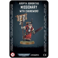 Adepta Sororitas: Missionary with Chainsword