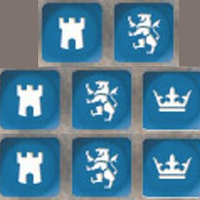 SAGA: Dice - Age of Chivalry - Blue (8)