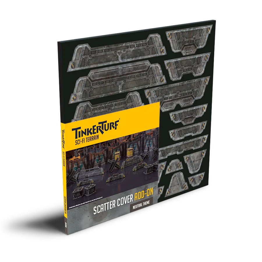 TinkerTurf - Sci-Fi Terrain - Scatter Cover Add-on - Neutral Theme