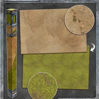 Battlefield in a Box: Gaming Mat - Grassland/Desert (Double Sided)