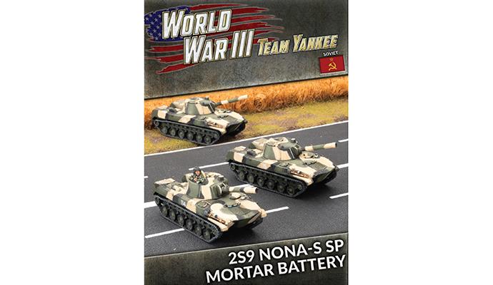 Team Yankee WWIII: 2S9 Nona-S SP Mortar Battery (x3)