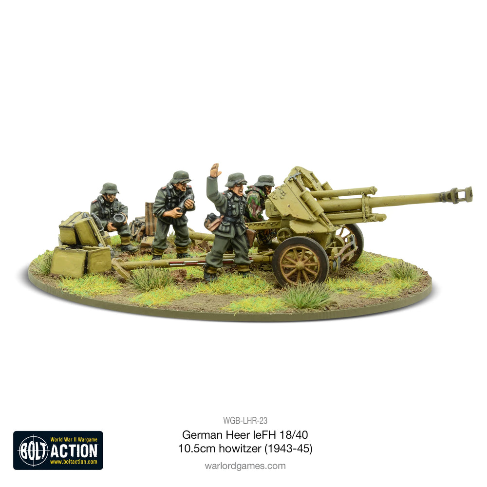 Bolt Action:  German Heer leFH 18/40 10.5cm Howitzer (1943-45)