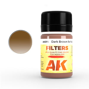 AK-Interactive: Filter - Dark Brown for Nato and Green