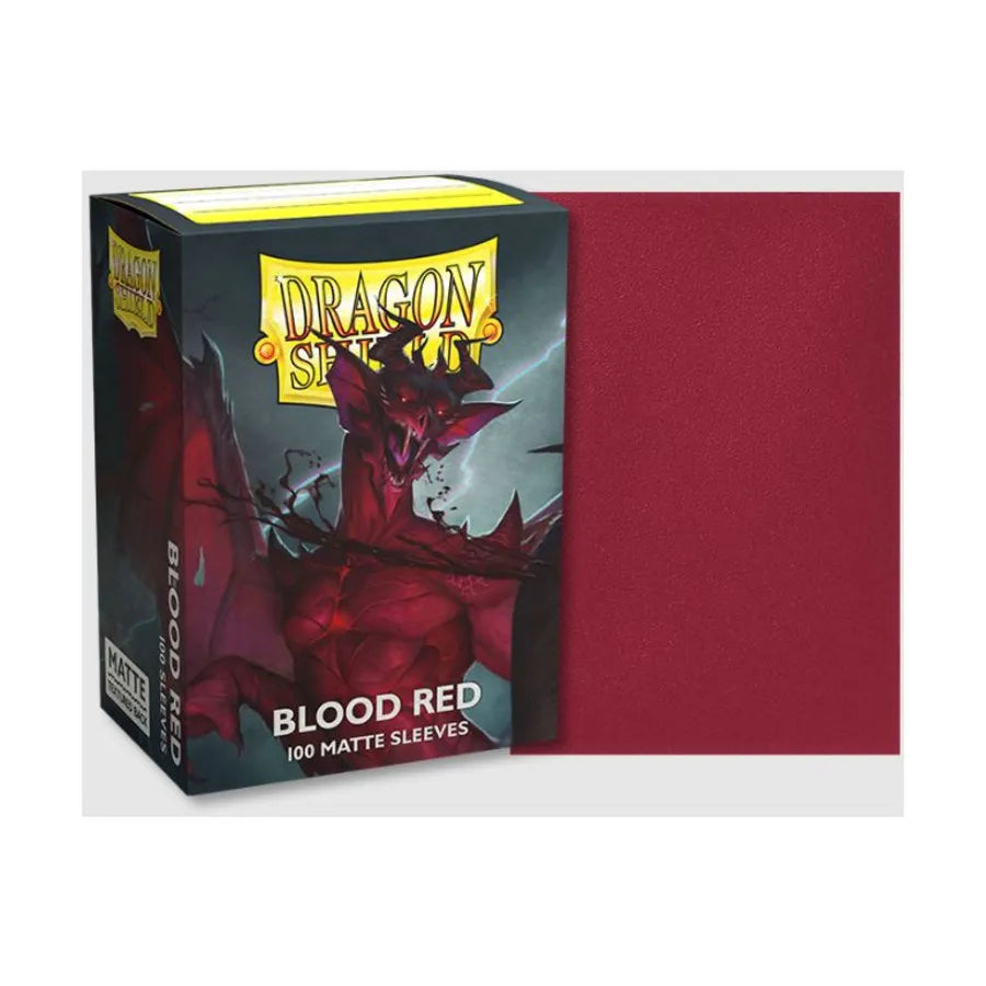 Dragon Shields: (100) Matte Blood Red 'Simurag'