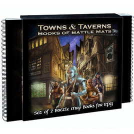 Battle Mats: Book of Battle Mats Towns & Taverns
