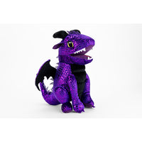 Dragon Plush Dice Bag - Purple