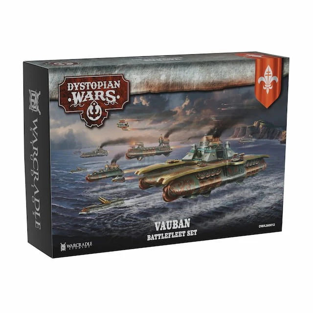 Dystopian Wars: Vauban Battlefleet Set