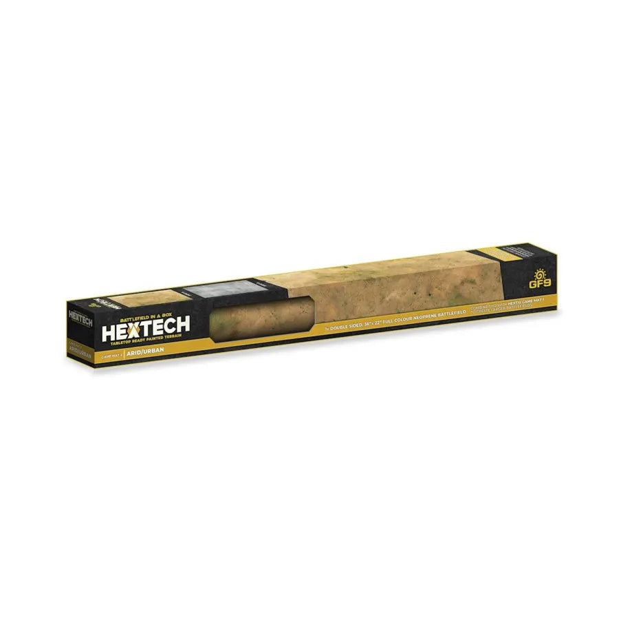 Battlefield in a Box: Hextech Terrain Gaming Mat - Arid/Urban