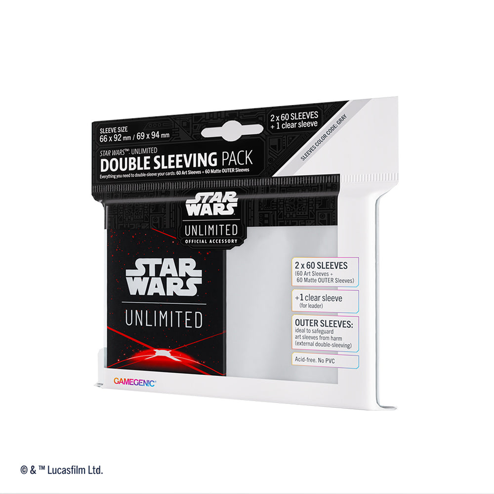Star Wars: Unlimited - Sleeves - Double Sleeving Pack - Space Red