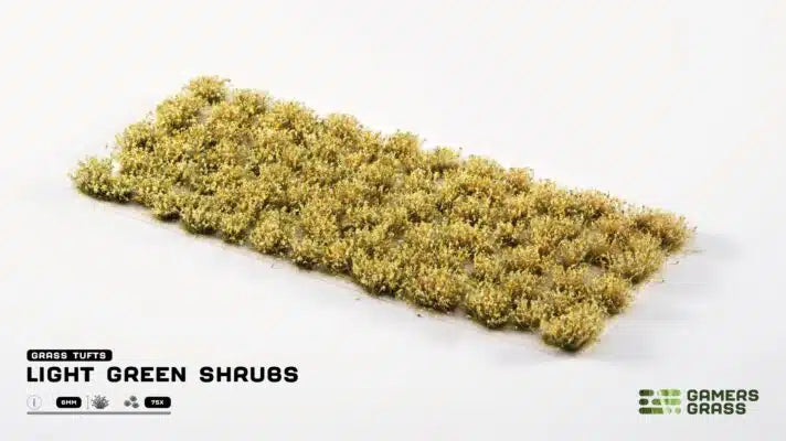 Gamers Grass: Light Green Shrubs