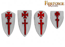 Deus Vult - Livonian Order Shields (Set 1)