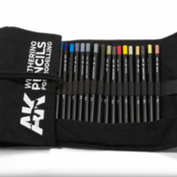 AKI Weathering Pencil: Cloth Case (37 pencils)
