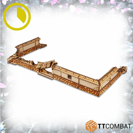 28mm Terrain: Eastern Empire - Toshi Courtyard Wall Ruins