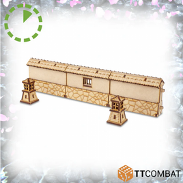 28mm Terrain: Eastern Empire - Toshi Courtyard Wall Extensions