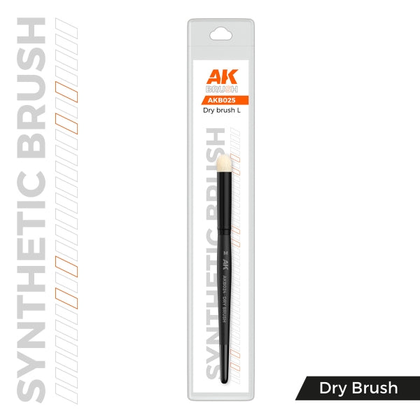 AK-Interactive: AK SYNTHETIC DRY BRUSH – L