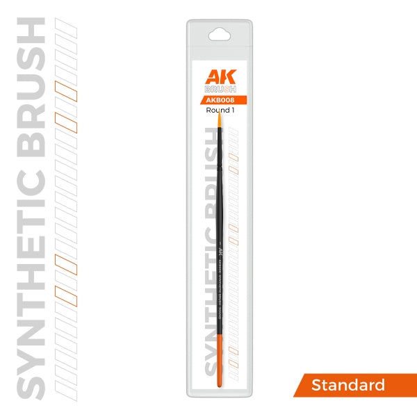 AK-Interactive: AK SYNTHETIC BRUSH – ROUND 1