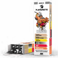 AK-Interactive: Playmarkers - PLAYMARKERS SET - HEROES (6 Ref.)