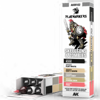 AK-Interactive: PLAYMARKERS SET - SKELETONS & ZOMBIES (6 Ref.)