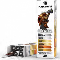 AK-Interactive: PLAYMARKERS SET - FULL METAL (6 Ref.)