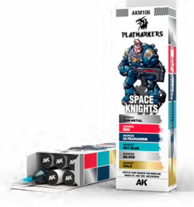 AK-Interactive: PLAYMARKERS SET - SPACE KNIGHT (6 Ref.)
