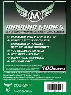 Mayday Games Sleeves: Standard Card Sleeves (100)