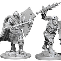 D&D Nolzur's Marvelous Unpainted Minis: W6 Death Knight & Helmed Horror