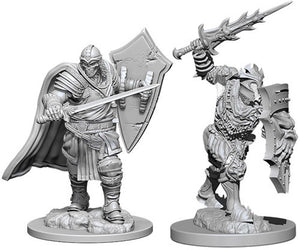 D&D Nolzur's Marvelous Unpainted Minis: W6 Death Knight & Helmed Horror