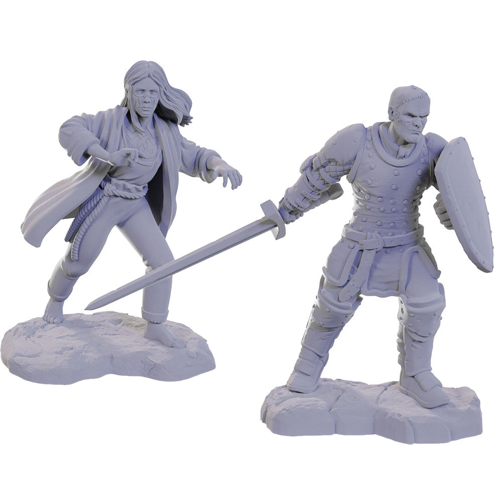 D&D Nolzur's Marvelous Unpainted Minis: W22 Reborn Paladin & Reborn Warlock