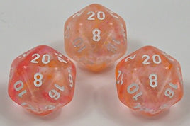 Chessex: Nebula RPG Dice - Polyhedral Supernova/White Luminary