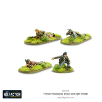 Bolt Action: French Resistance Sniper and Light Mortar Teams