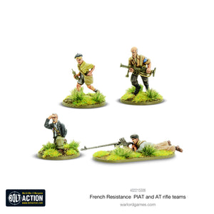 Bolt Action: French Resistance PIAT and Anti-Tank Rifle Teams