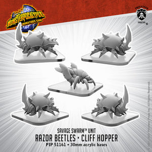 Monsterpocalypse: Razor Beetles & Cliff Hopper Savage Swarm Unit (metal)